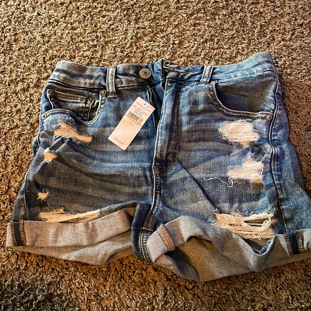 American Eagle Curvy Hi-rise shortie